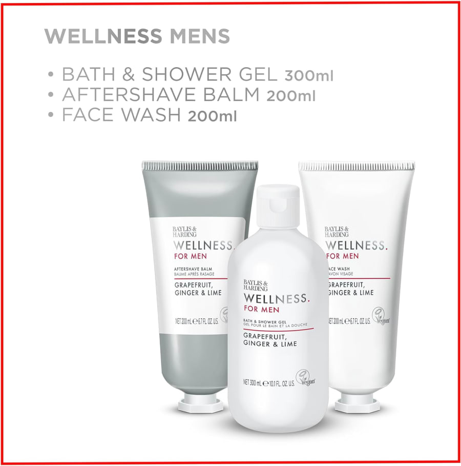 Baylis & Harding Wellness Gjafasett Fyrir Herra