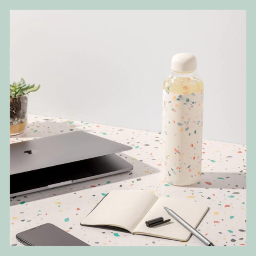 Porter vatnsflaska – Terrazzo Cream