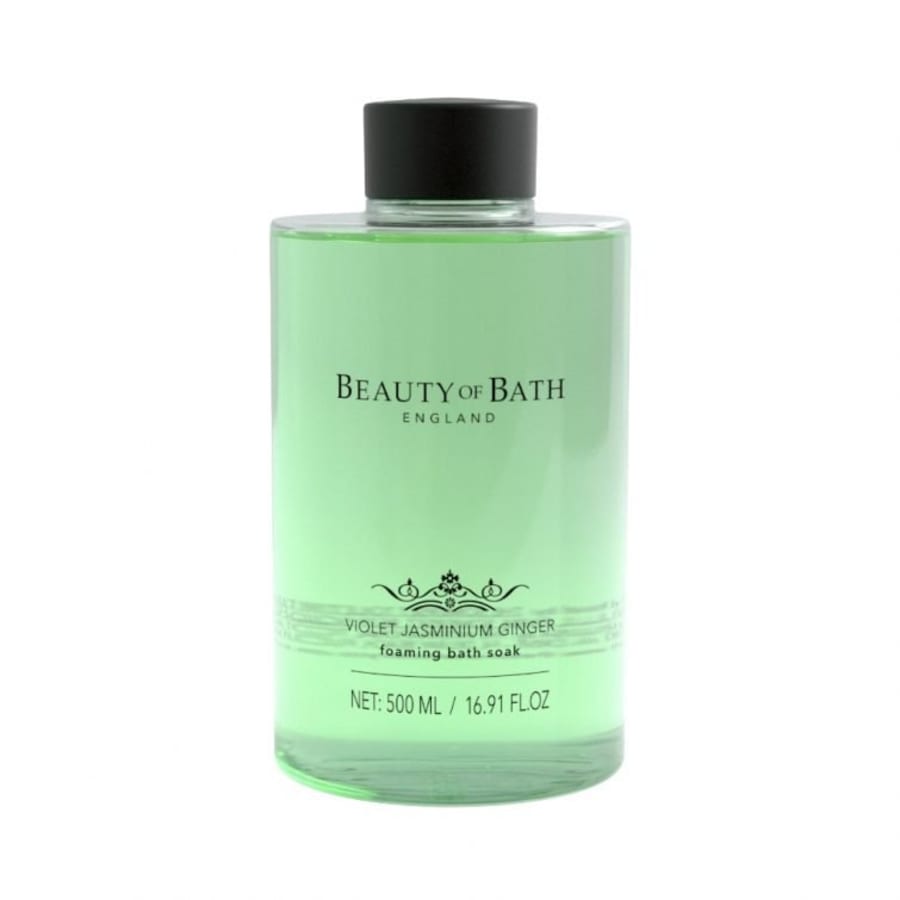 Beauty of Bath Violet Jasminium Ginger Freyðandi Bath Soak