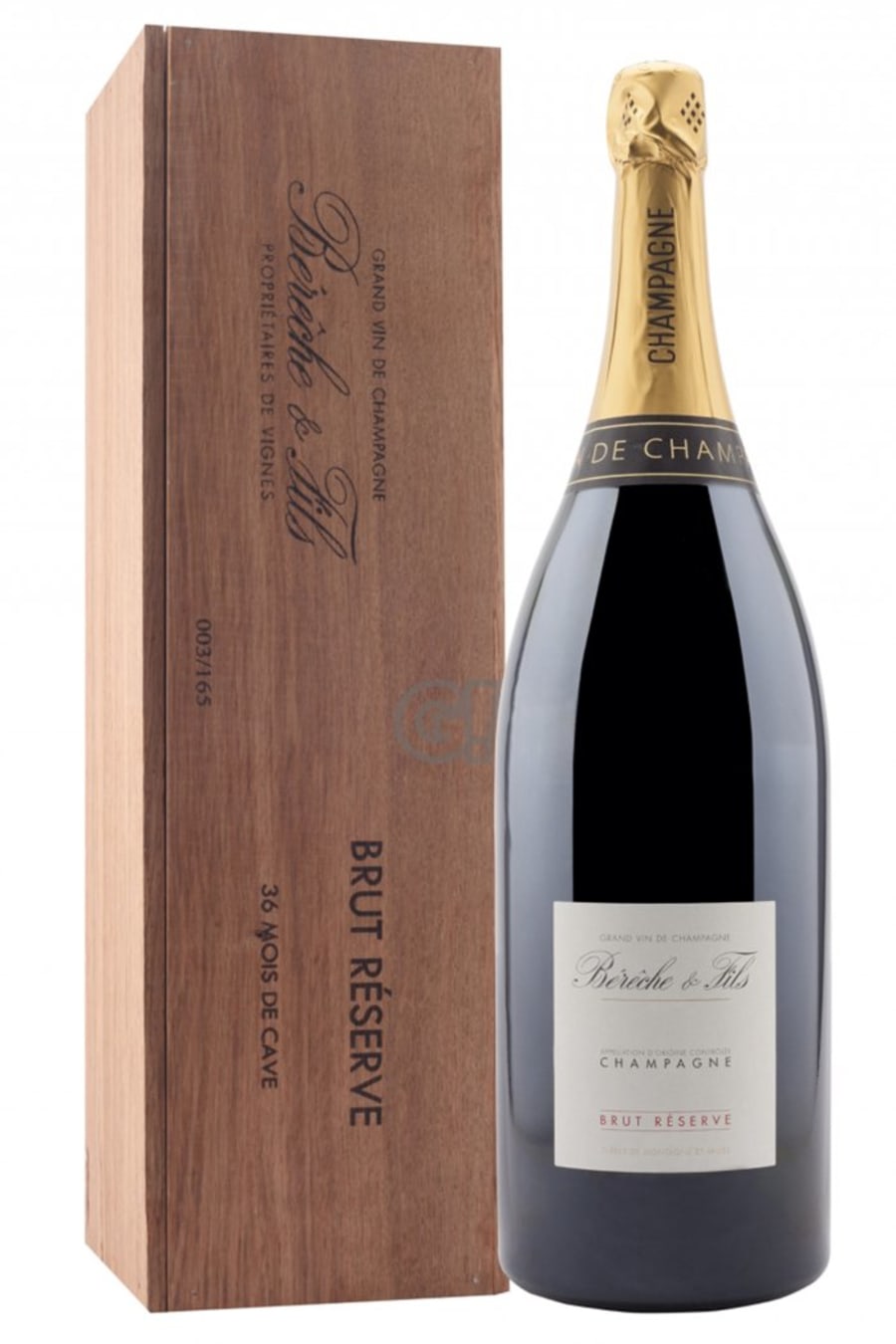 Bereche et Fils Brut Reserve Jeróboam - 3 lítra flaska í númeruðum trékassa