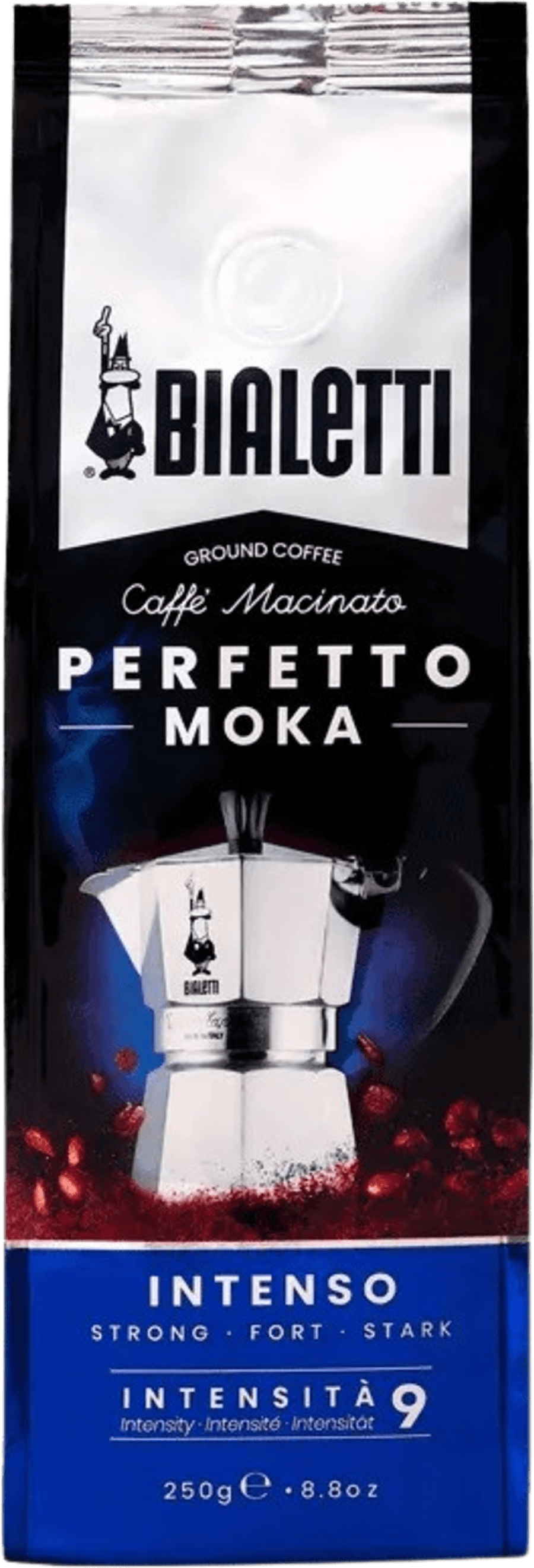 Bialetti Intenso Kaffi 250g malað