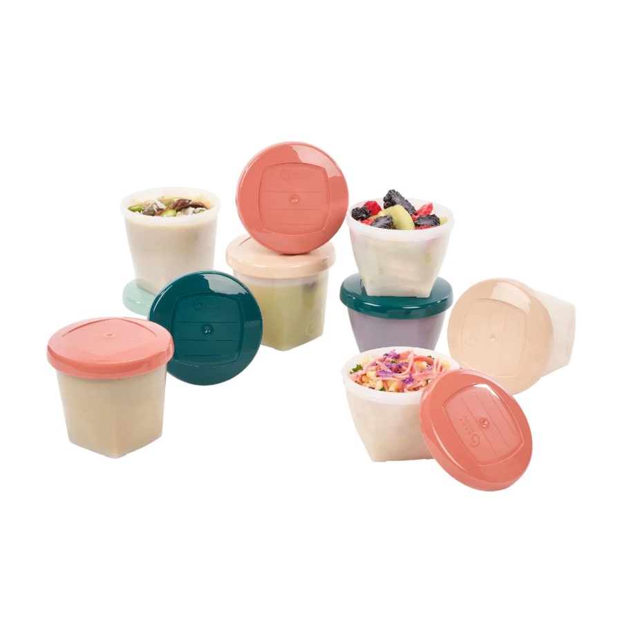 Bio-sourced Babybols Food Storage – matarbox 8 stkx250ml + 8 stkx180 ml