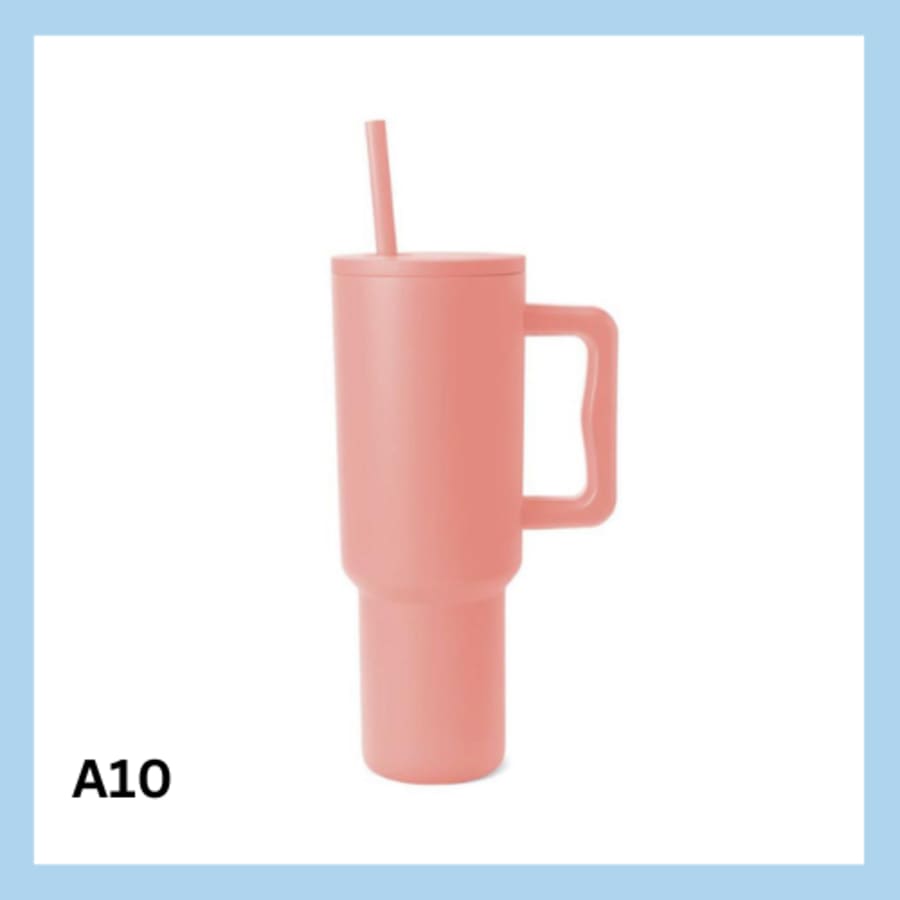 Sérmerktur stálbrúsi með röri 1200ml – 13 litir