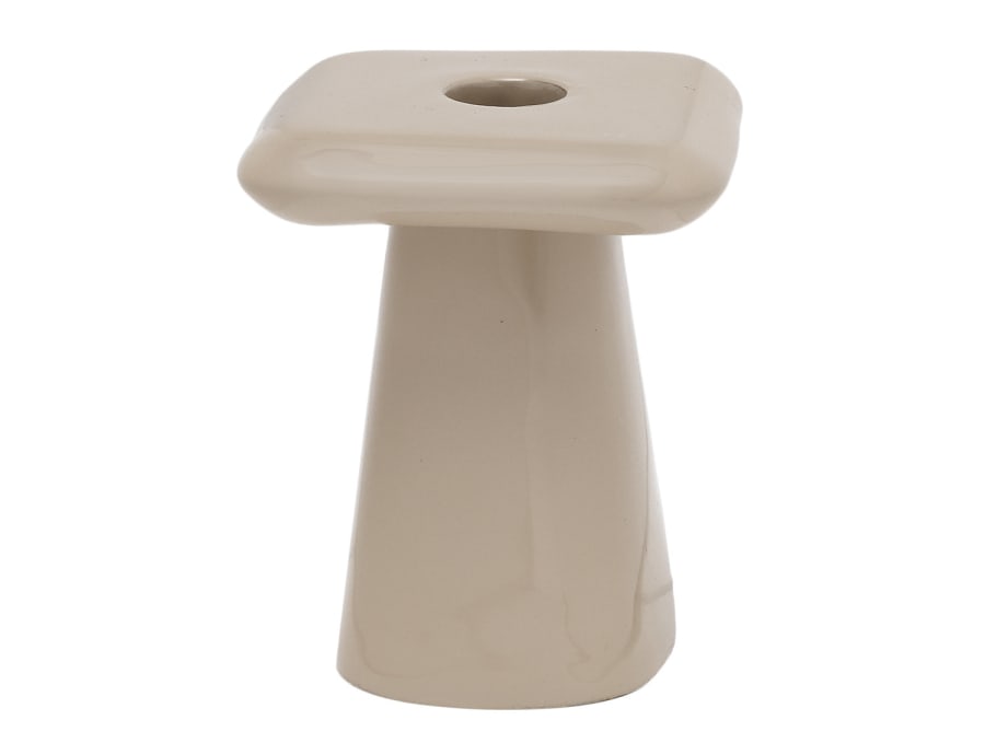 Candle Holder Roca Small Warm Grey