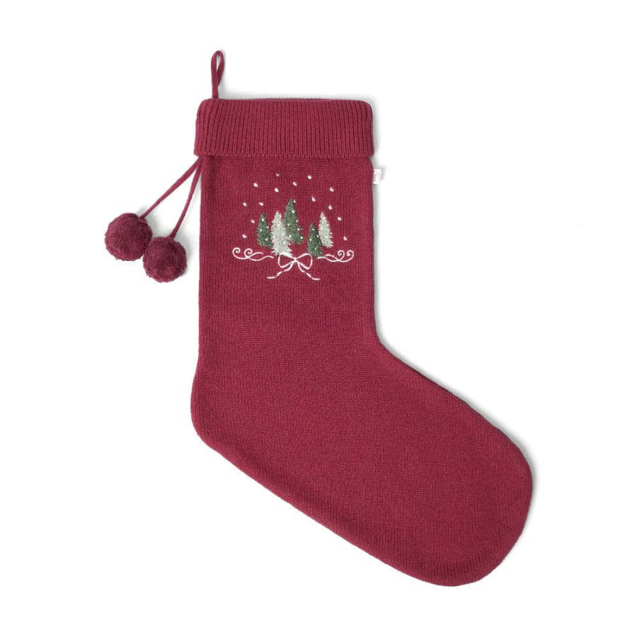 Carly christmas sock – Rhubarb