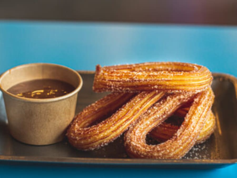 Churros með dulce de leche 4 stk