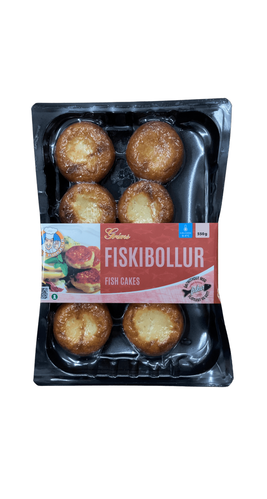 Grímur Kokkur Fiskibollur 550 g