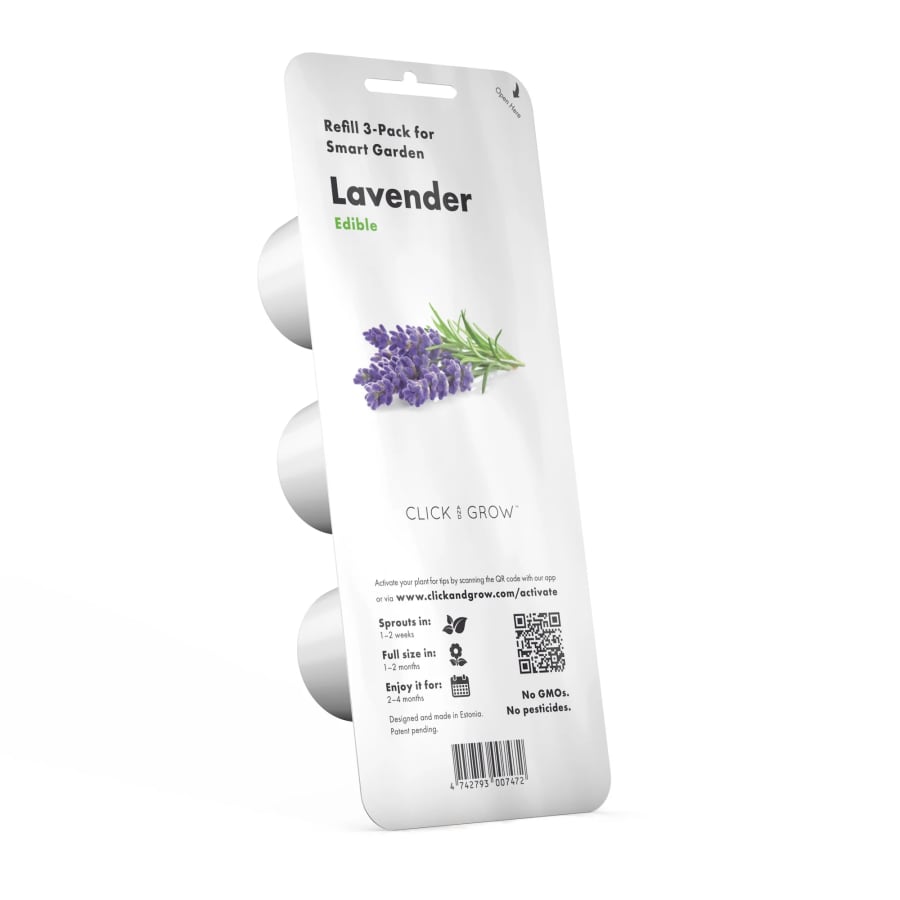 Click and Grow Smart Garden Áfylling 3-pack - Lavender (Lofnarblóm)