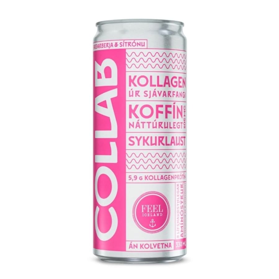 Collab bleikur ~ jarðaberja og sítrónu
