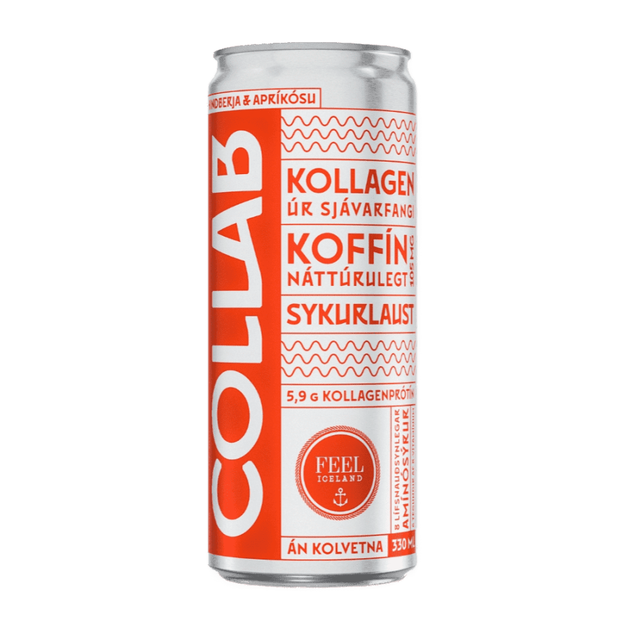 Collab hindberja og aprikósu 0,33L