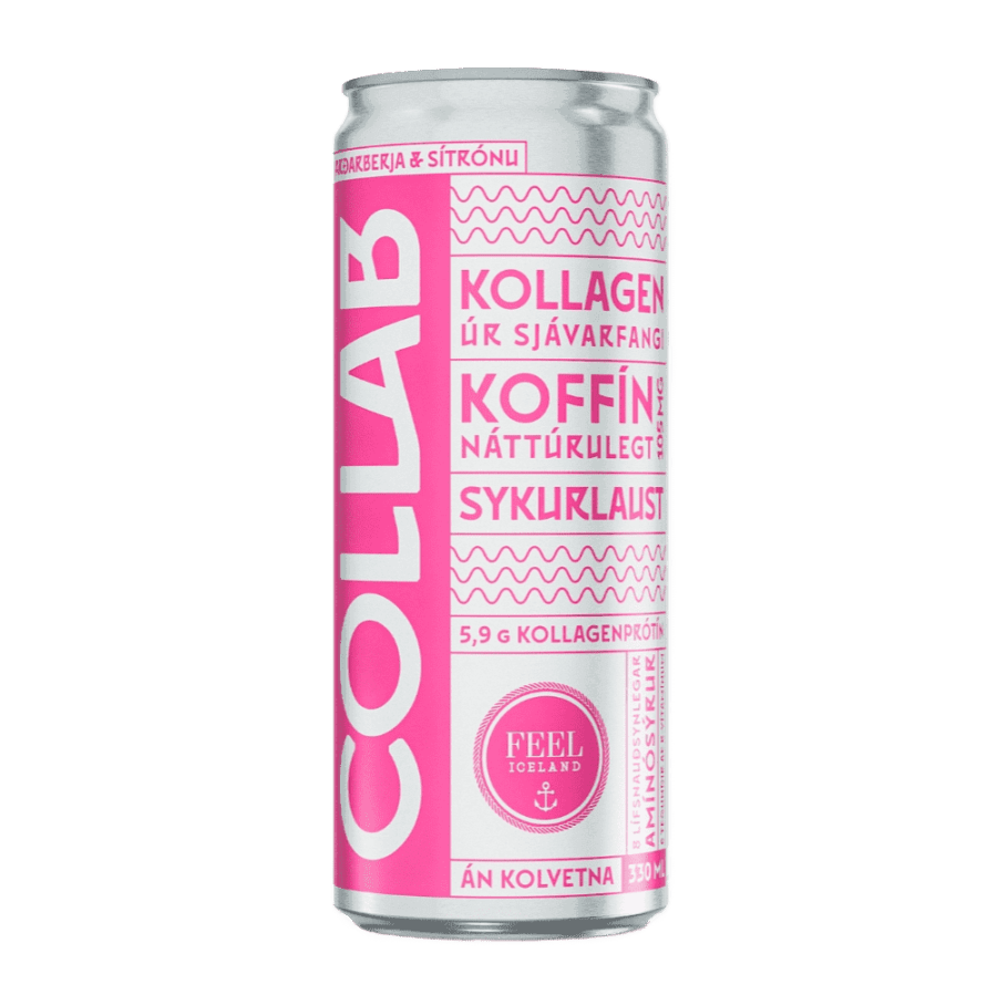 Collab jarðarberja og sítrónu 0,33L