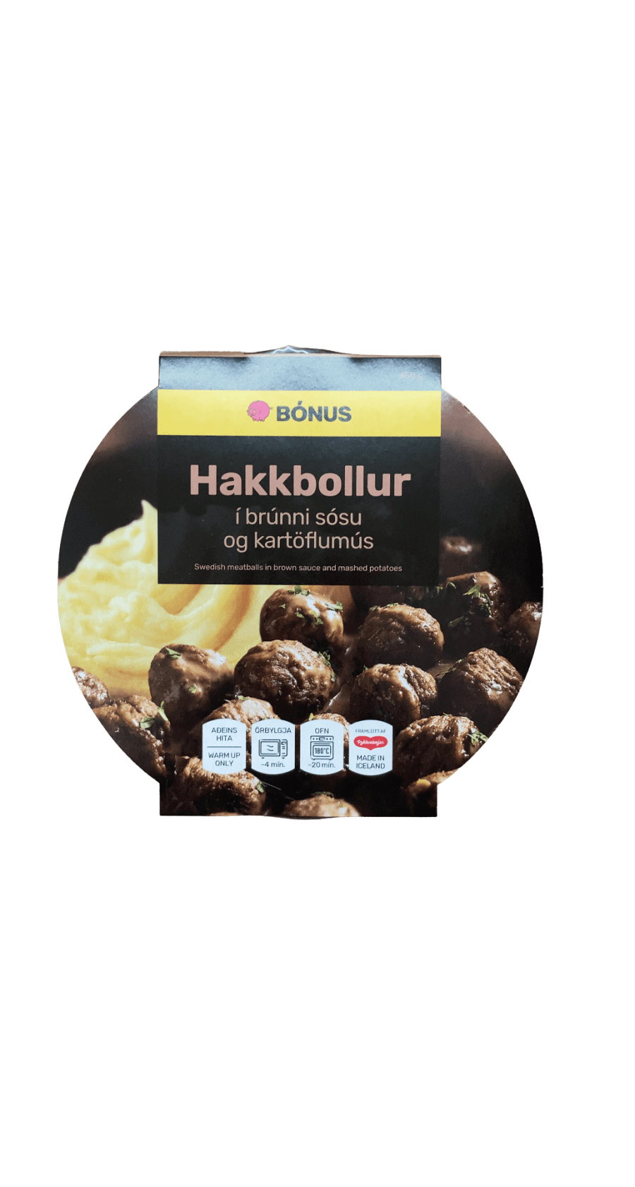 Bónus Hakkbollur í brúnni sósu og kartöflumús 450 g