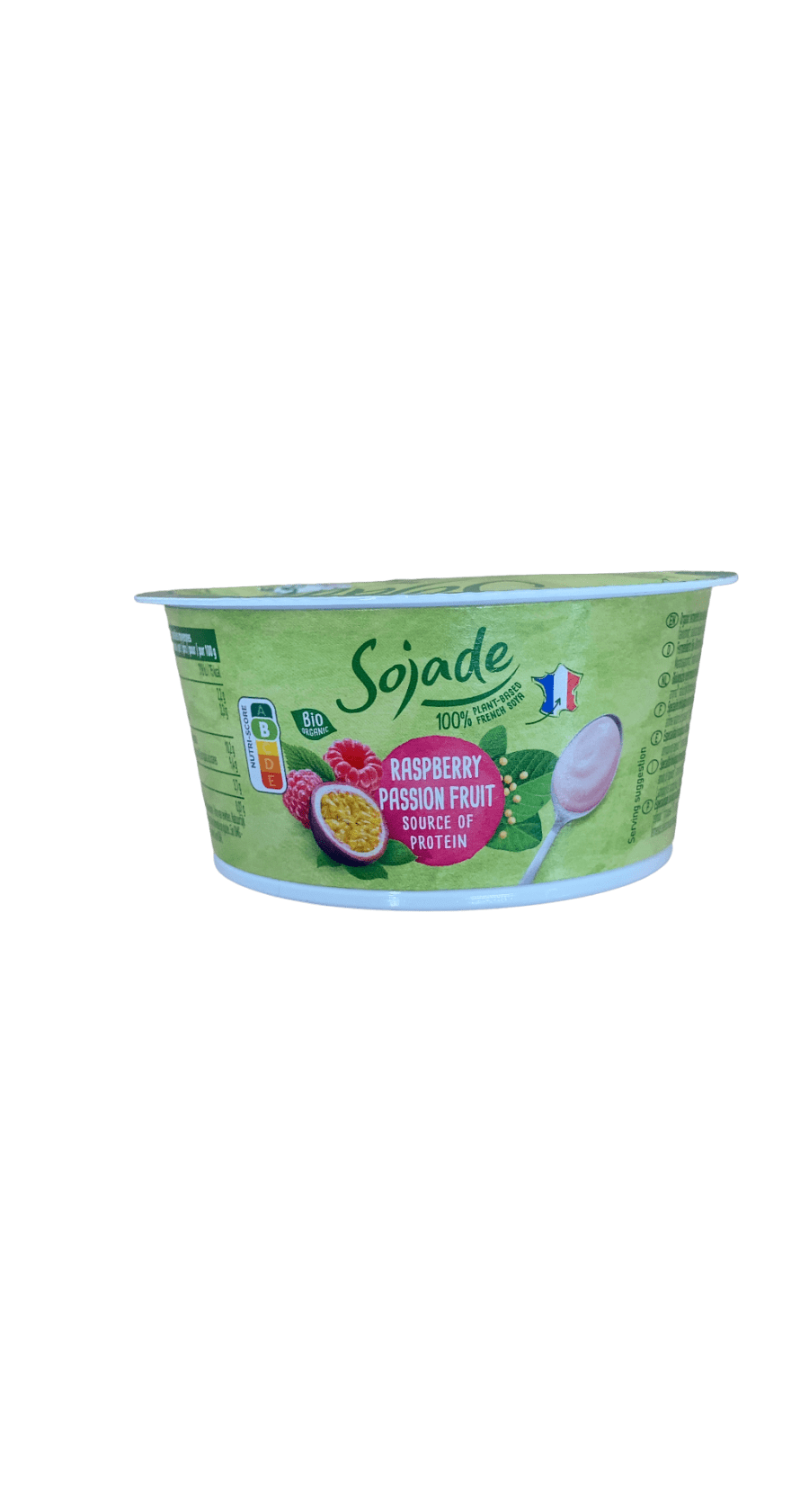 Sojade Lífræn sojavara með hindberjum og ástaraldini 150 g