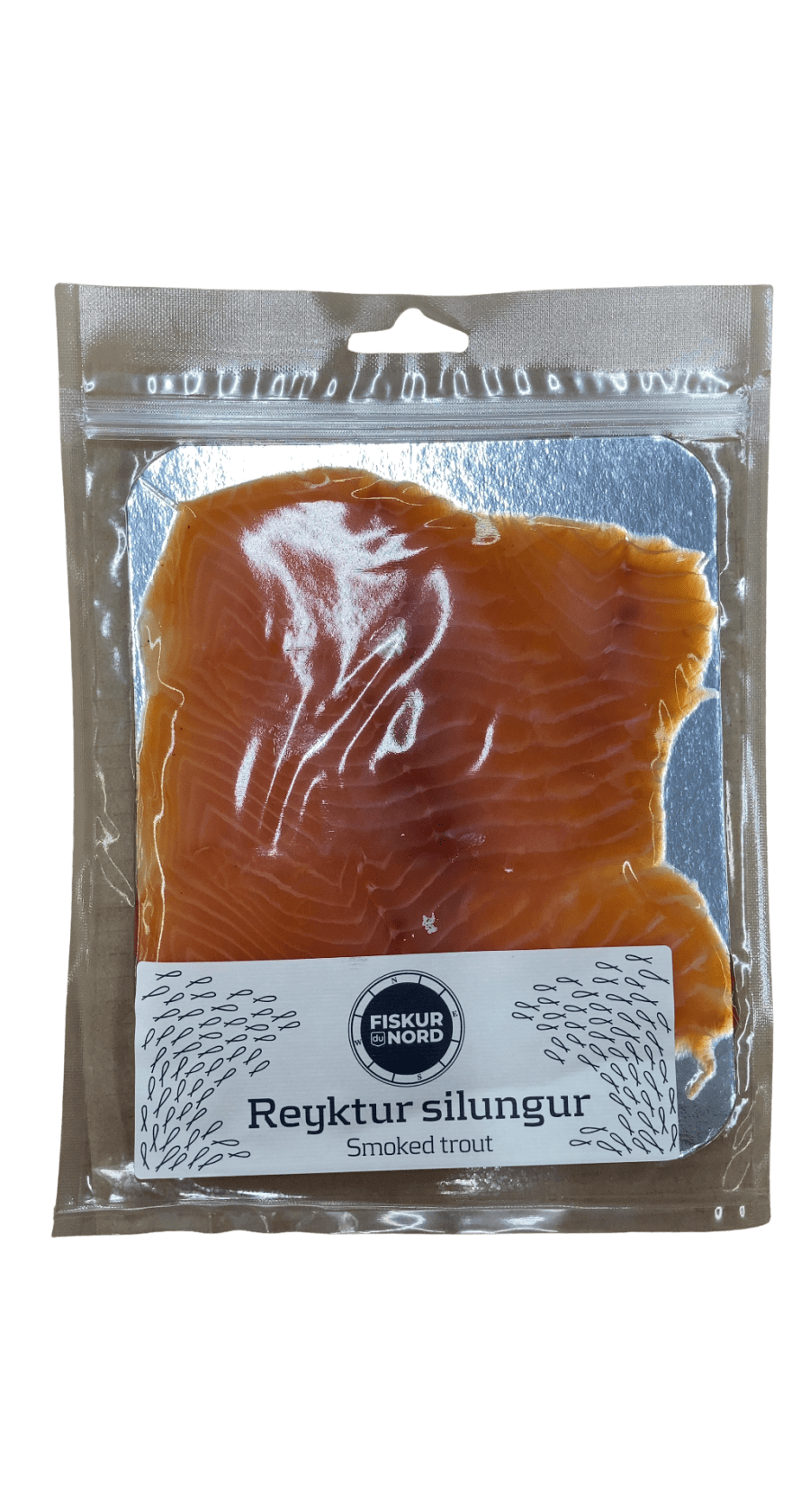 Fiskur du Nord Reyktur silungur sneiðum 140 g