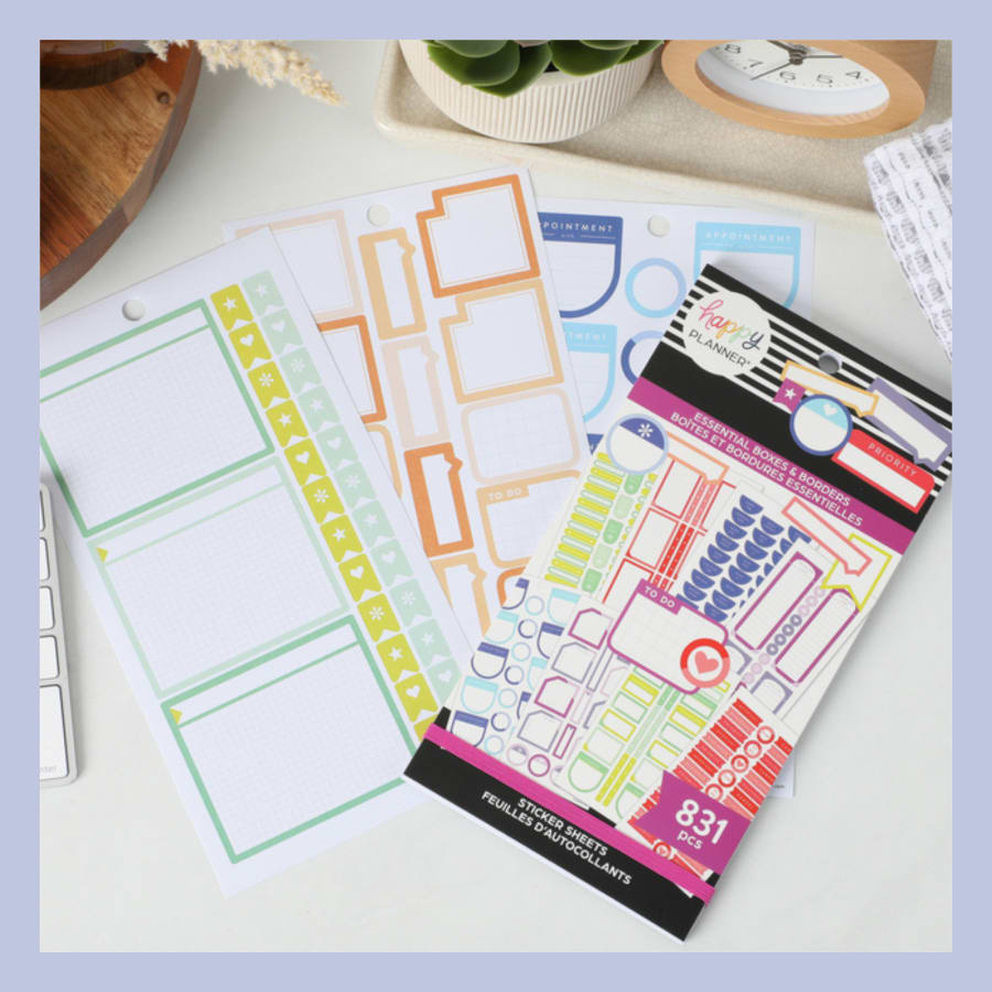 The Happy Planner límmiðar – Dálkar og listar