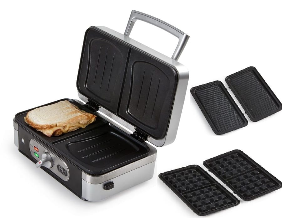 Domo grill og vöfflujárn 3 í 1