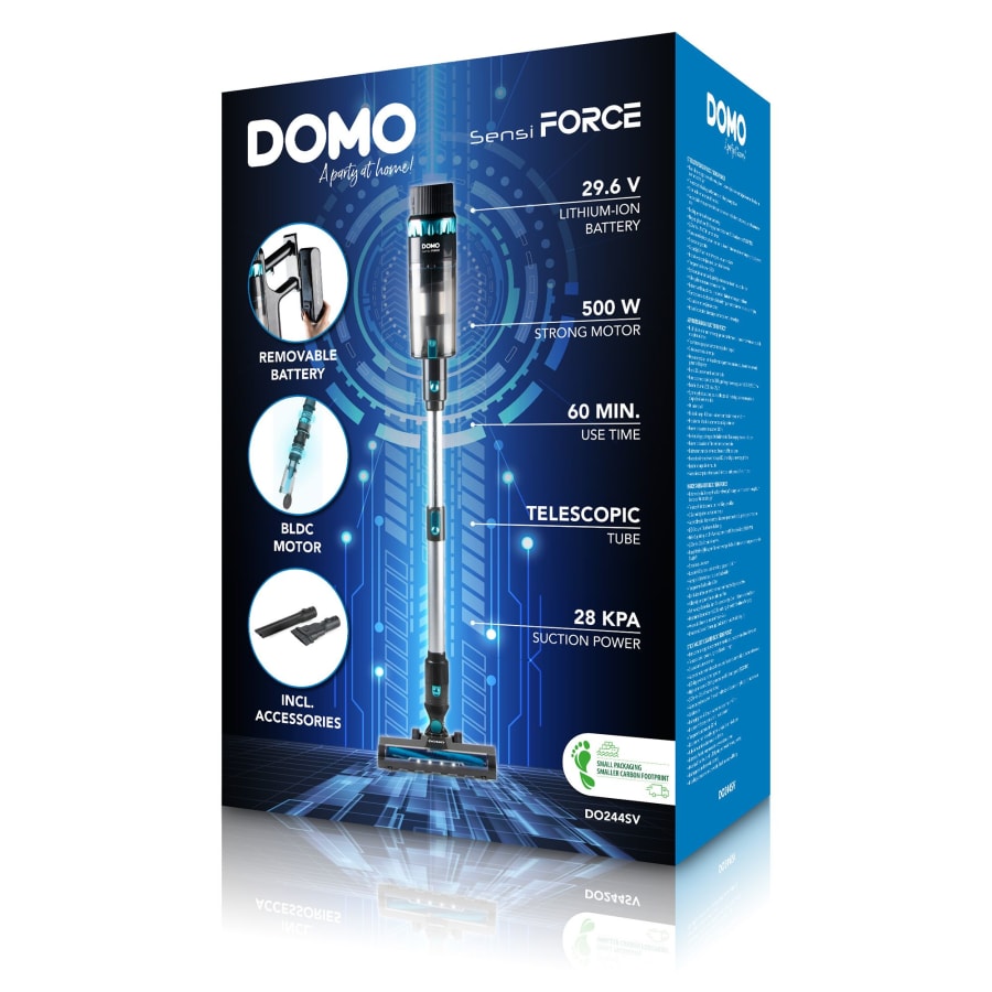 Domo SensiForce Skaftryksuga