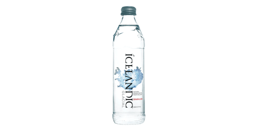 Glacial water sparkling í gleri 330 ml