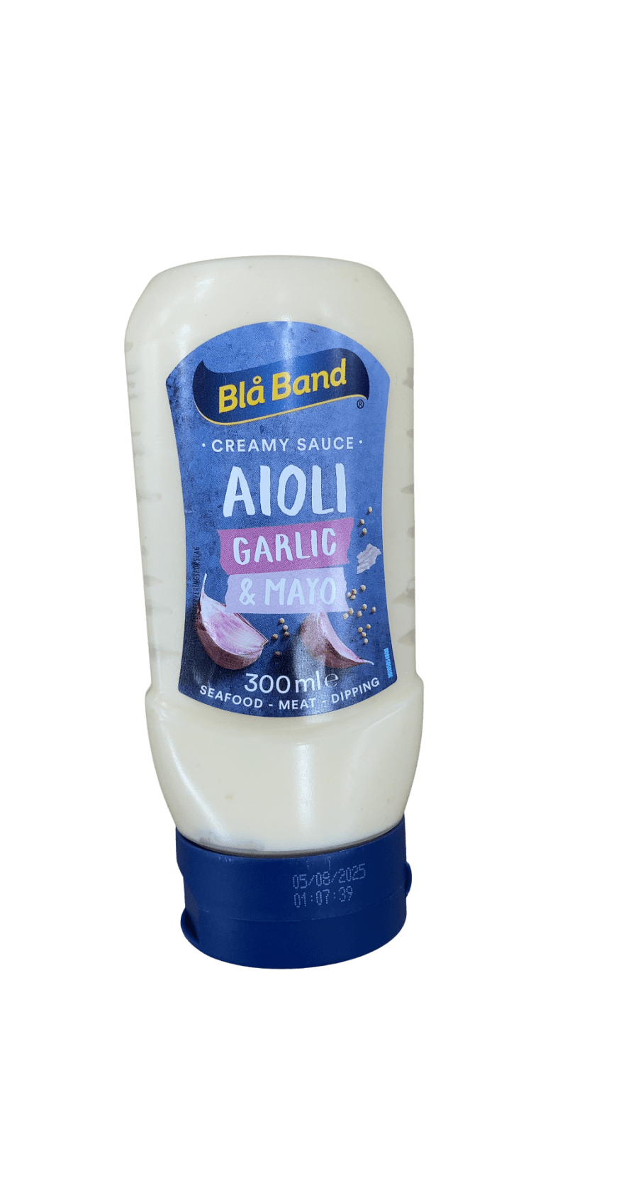 Blå Band Rjómakennd Aioli sósa (hvítlaukur & majónes) 300 ml