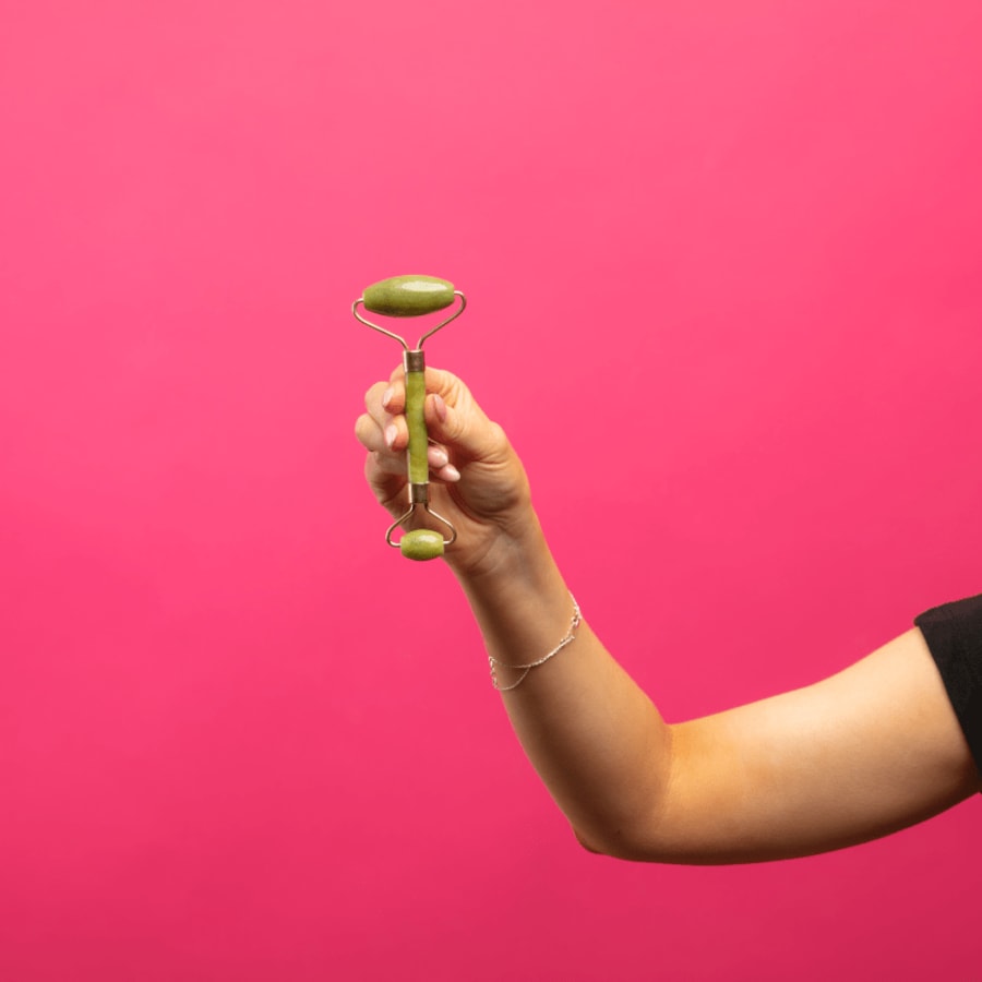 Dual Ended Jade Facial Roller