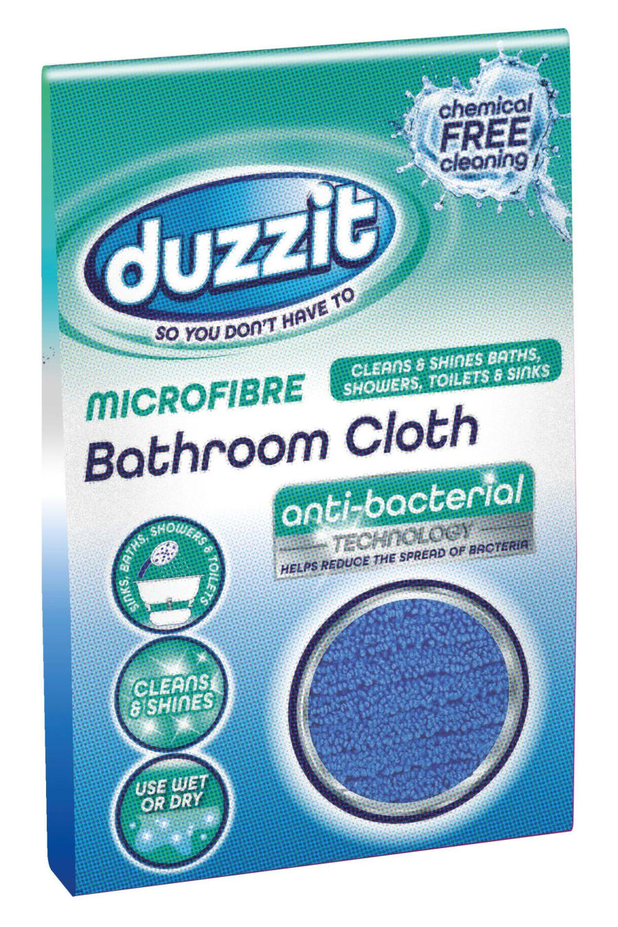 Duzzit Anti-bacterial klútur fyrir baðherbergið