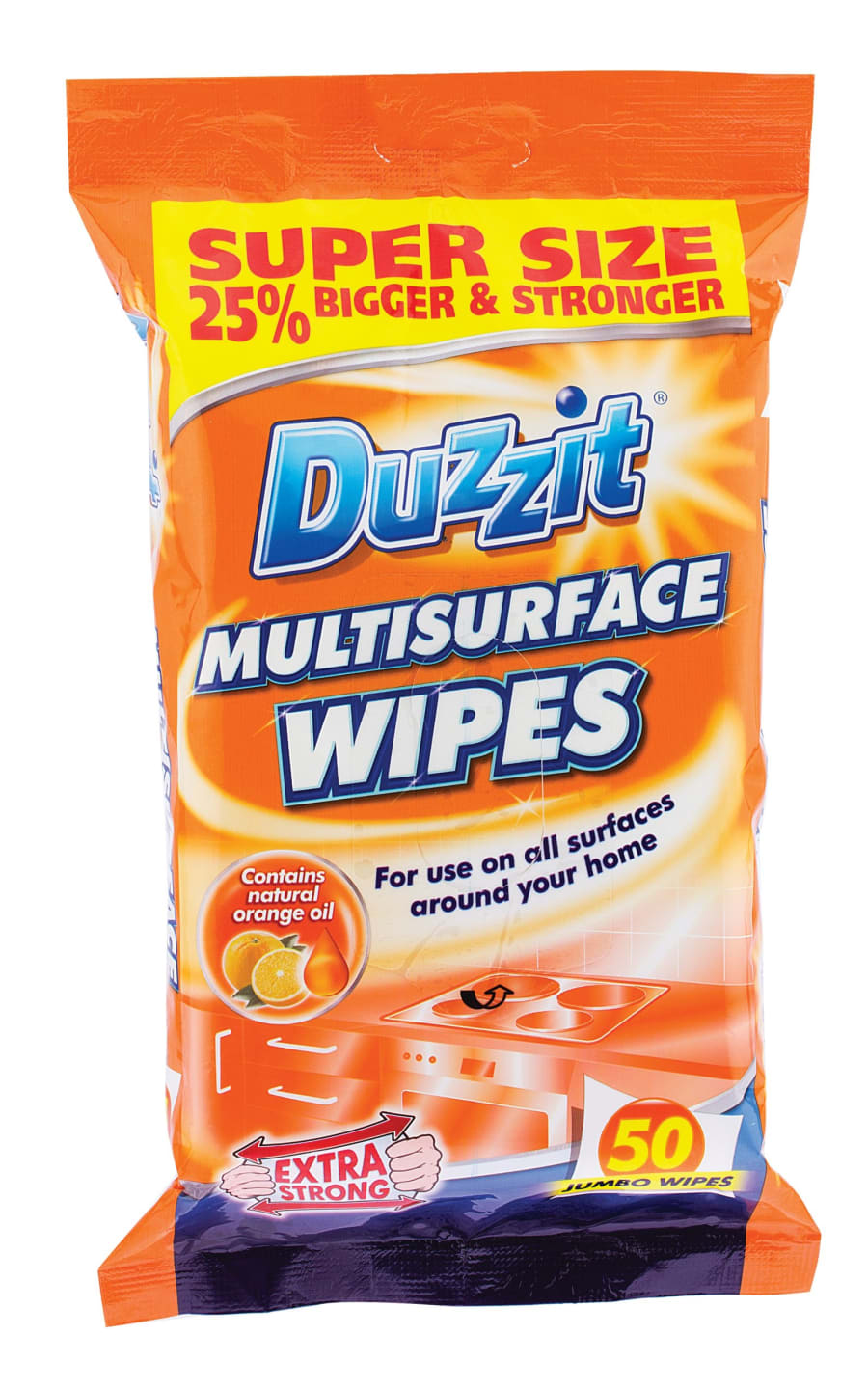 Duzzit blautþurrkur á alla fleti heimilissins 50 pk