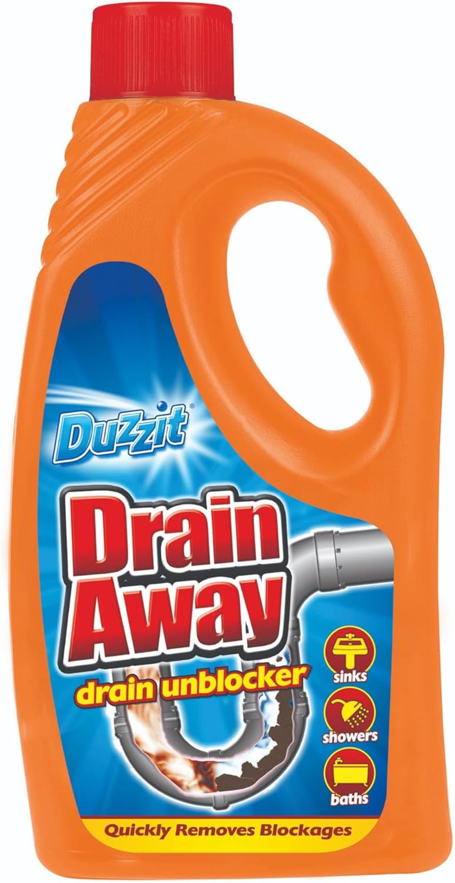 Duzzit fljótandi stíflueyðir DRAIN AWAY LIQUID 400 ML