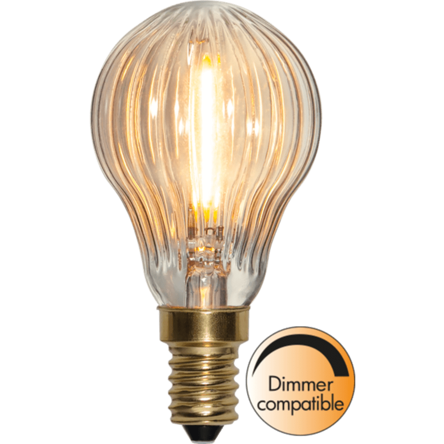 E14 0,8 W LED 50lm glær Dimmanle