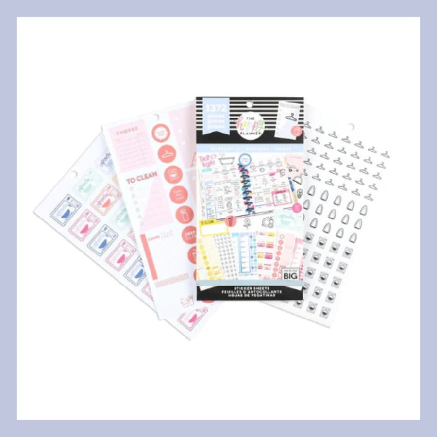 The Happy Planner límmiðar – Heimilishald