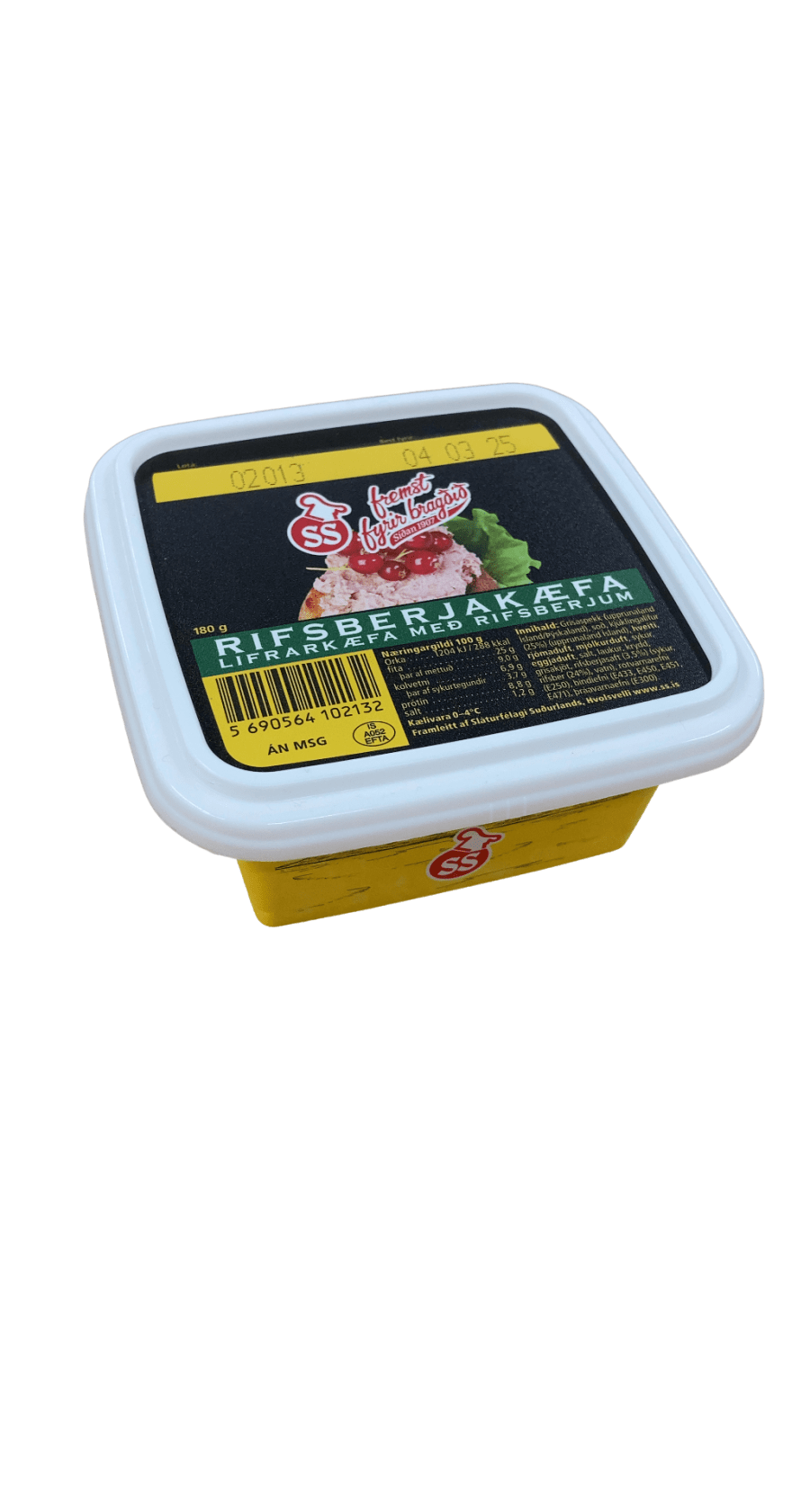 SS Rifsberjakæfa (Lifrarkæfa með rifsberjum) 180 g
