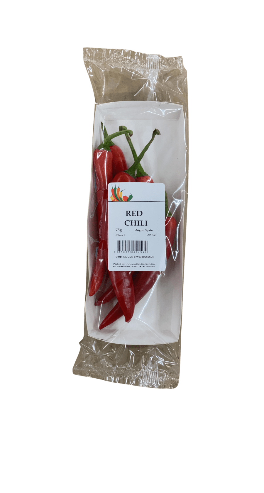 Westland Peppers Rautt chili 75 g
