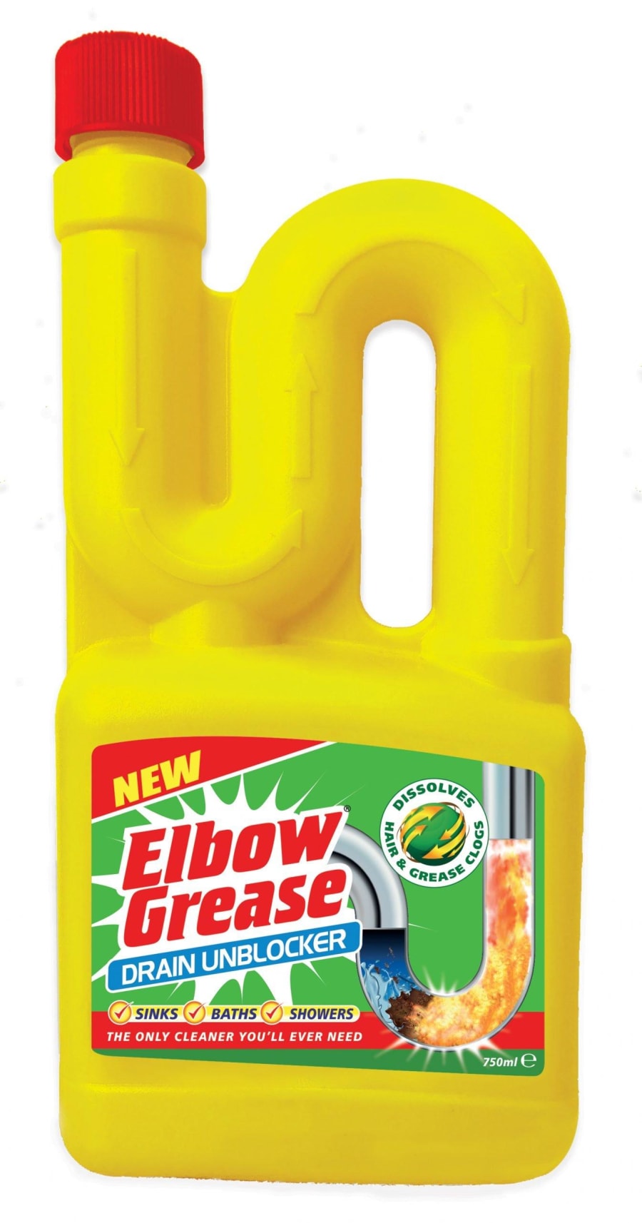 ELBOW GREASE stíflueyðir 750 ml
