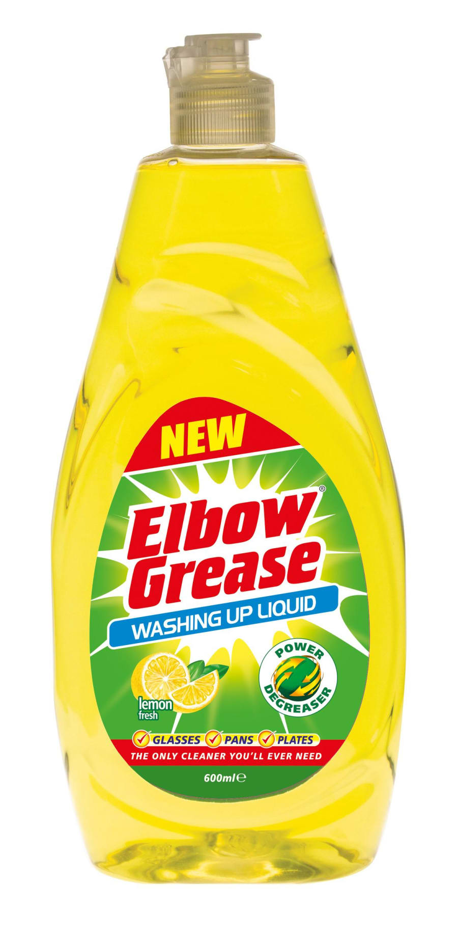 Elbow Grease uppþvottalögur sítrónu 600ml