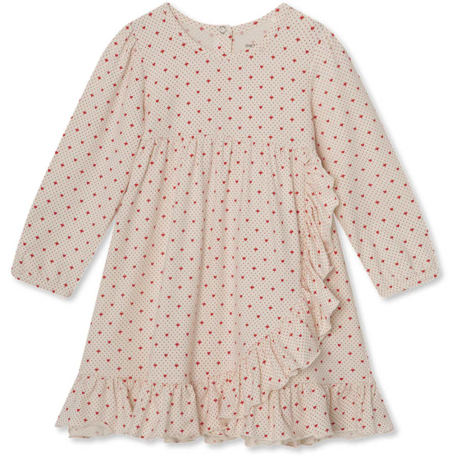 Emilia Dress Lots of Love red – kjóll