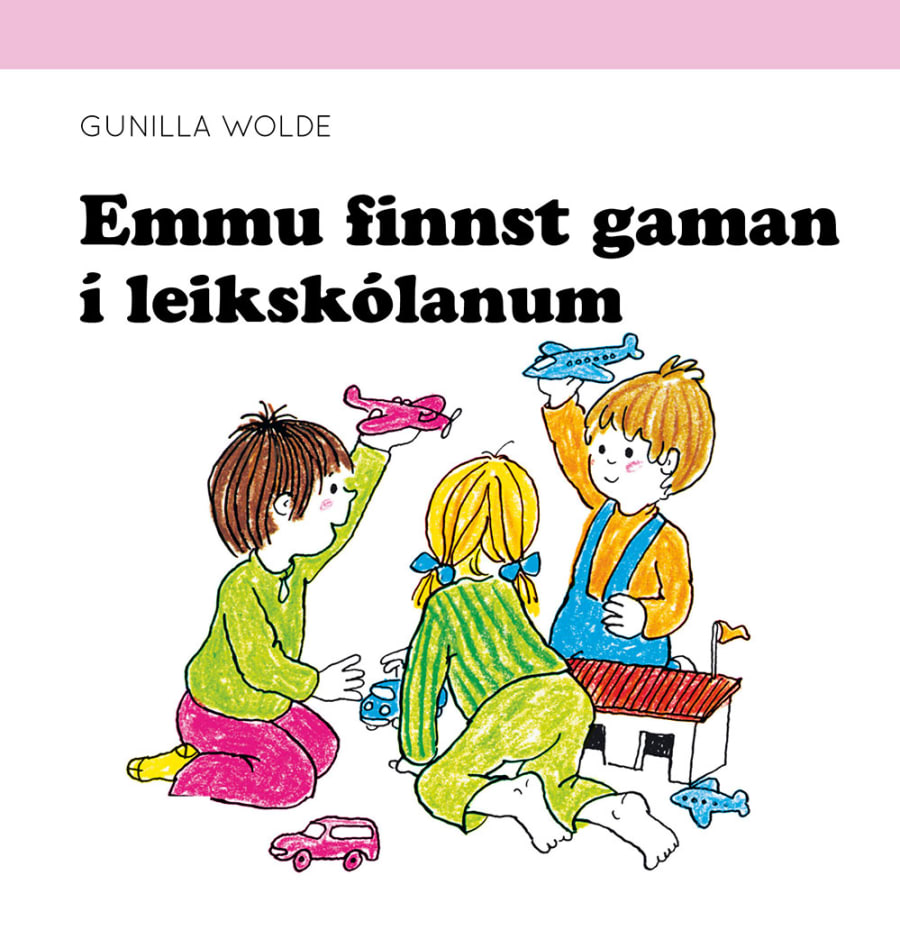 Emmu finnst gaman í leikskólanum