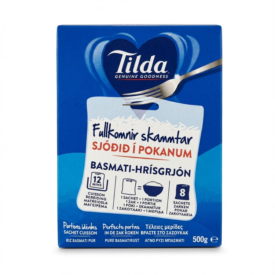 Tilda Hrísgrjón 8x60 gr