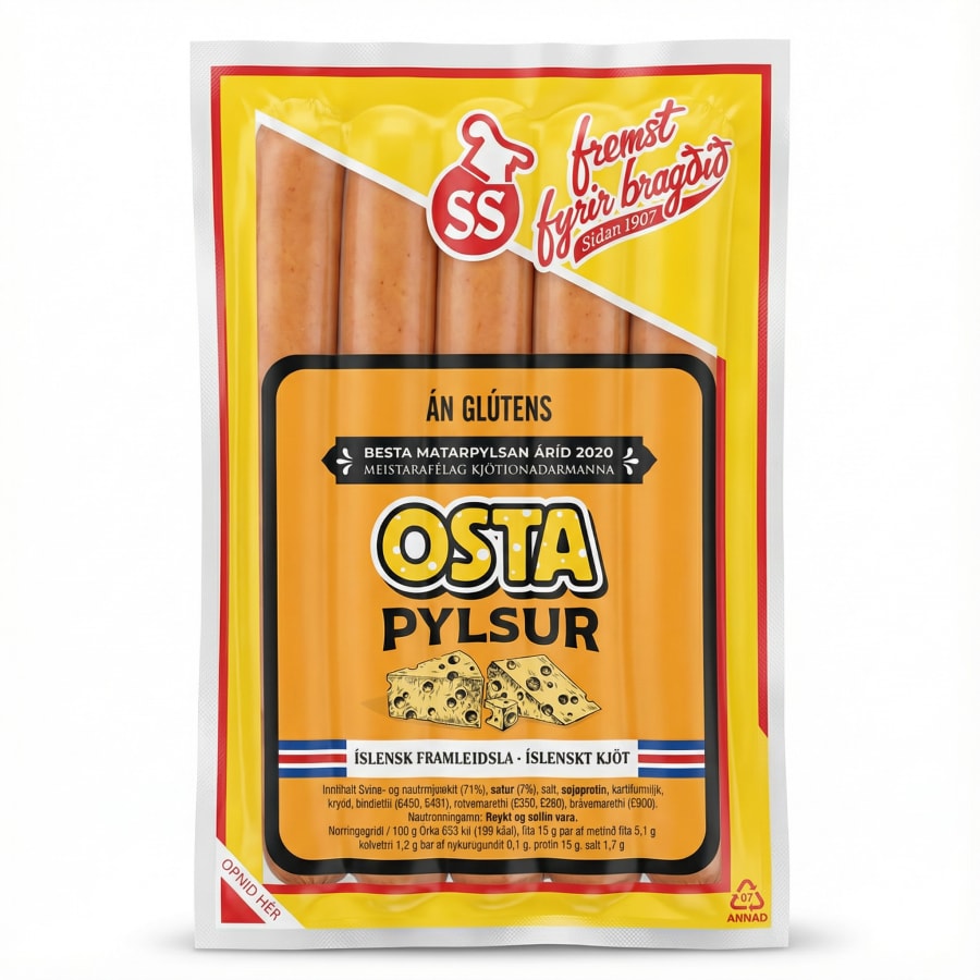 SS osta pylsur 5 stk