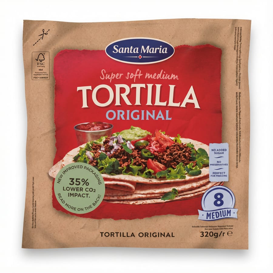 Santa Maria tortilla medium 8 pcs