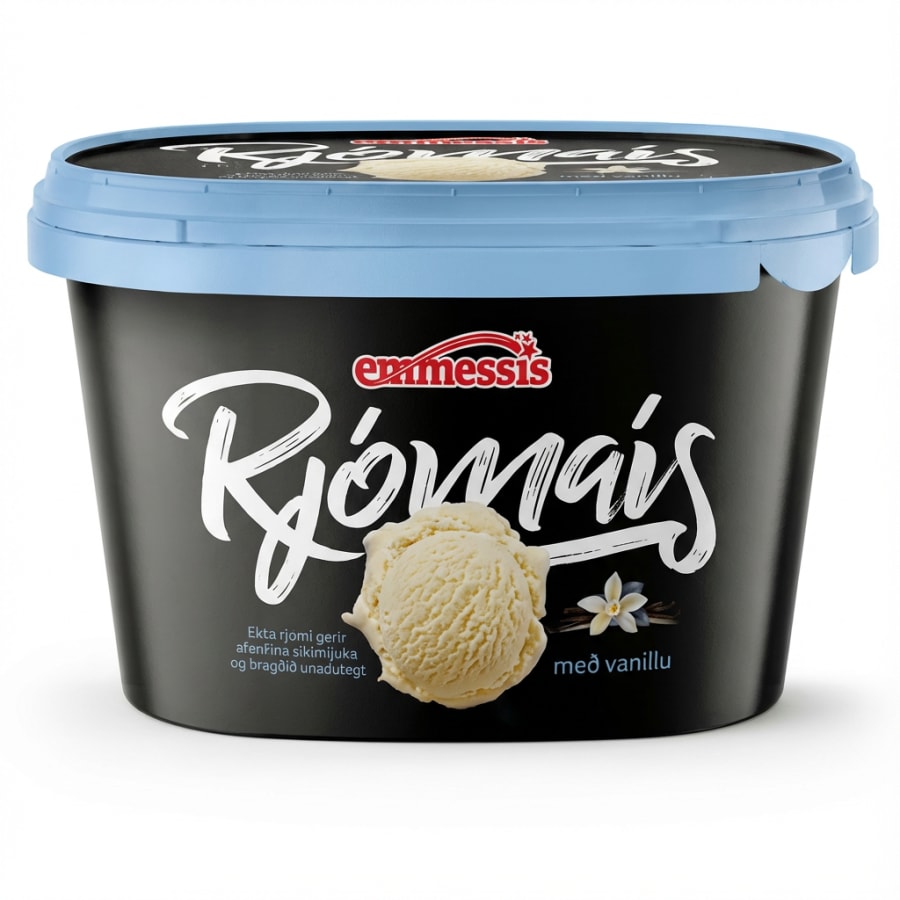 Emmessís Rjómaís vanilla 1,3 ltr