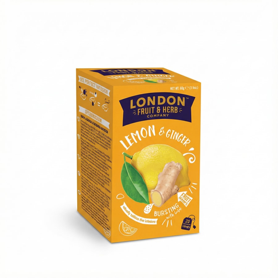 London fruit and herb lemon & ginger 20 stk