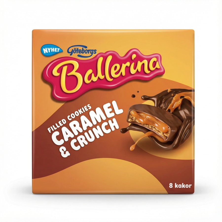 Ballerina caramel & crunch 128 gr