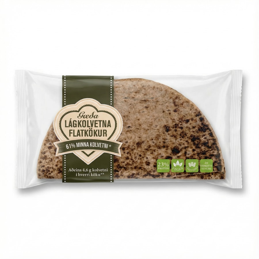 Gæða flatkökur 140 gr