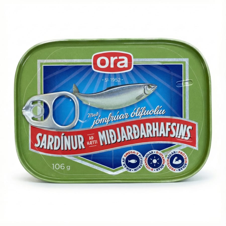Ora sardínur miðjarðarhafs 106 gr