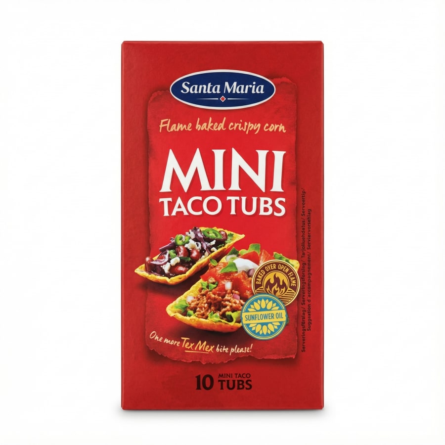 S.m mini taco tubs 10 stk