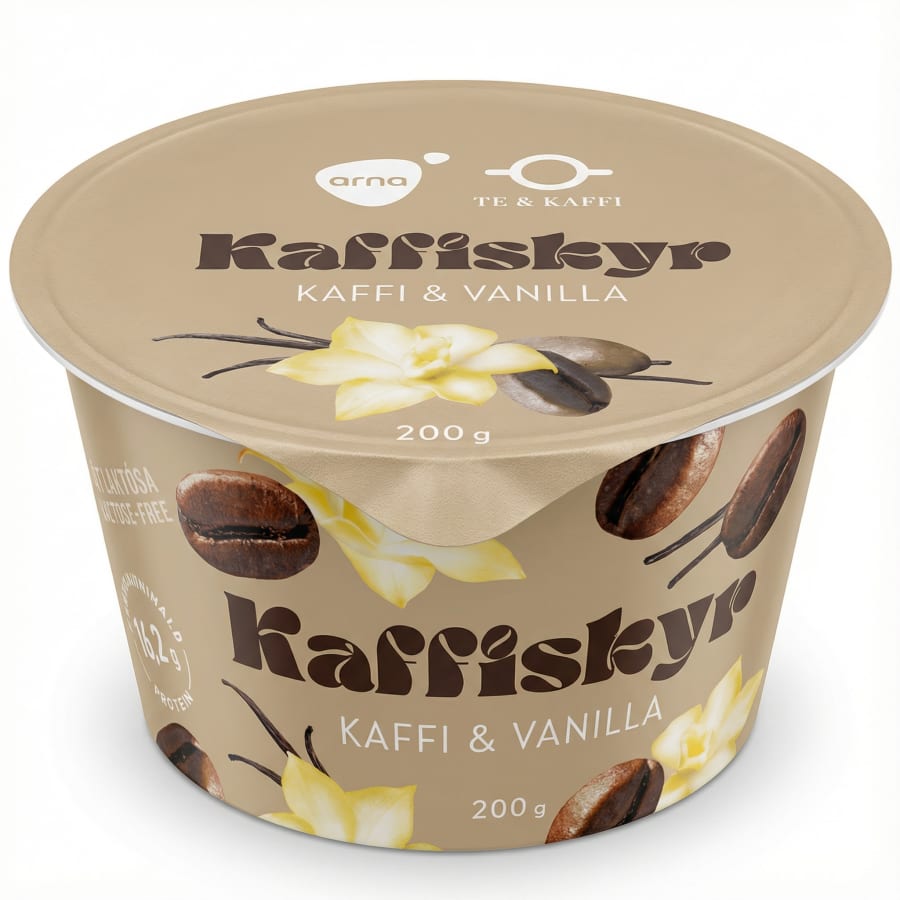 Arna kaffiskyr kaffi & vanilla 200 gr
