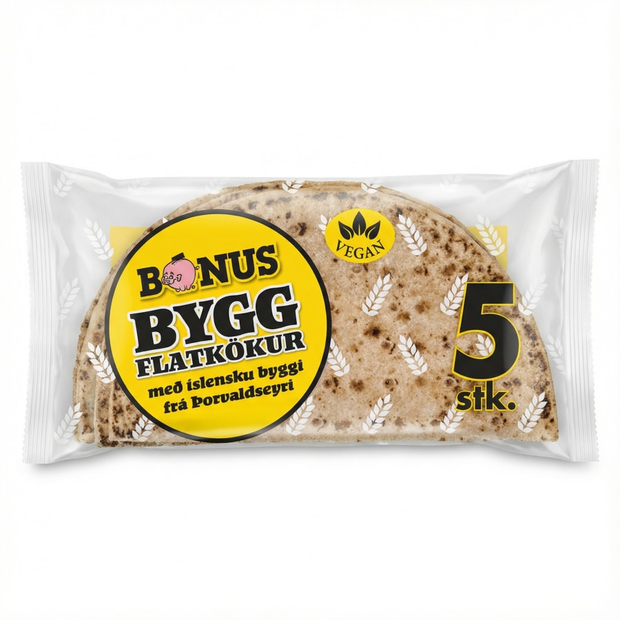 Bónus bygg flatkökur 5 stk