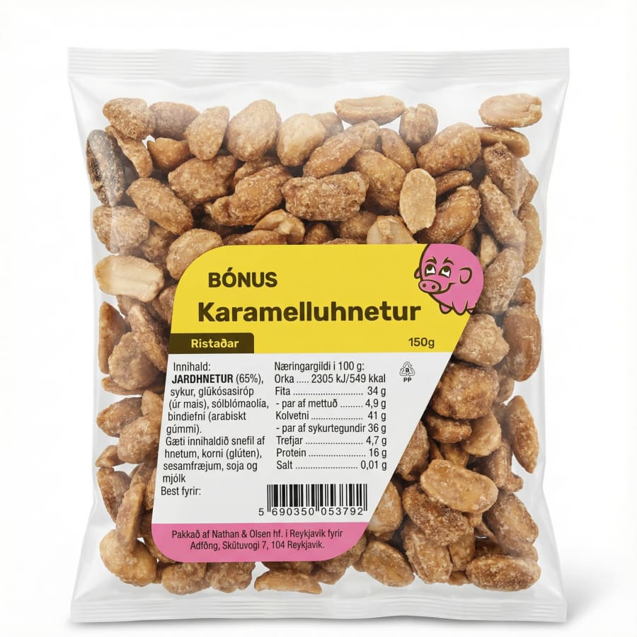 Bónus karamelluhnetur 150 gr