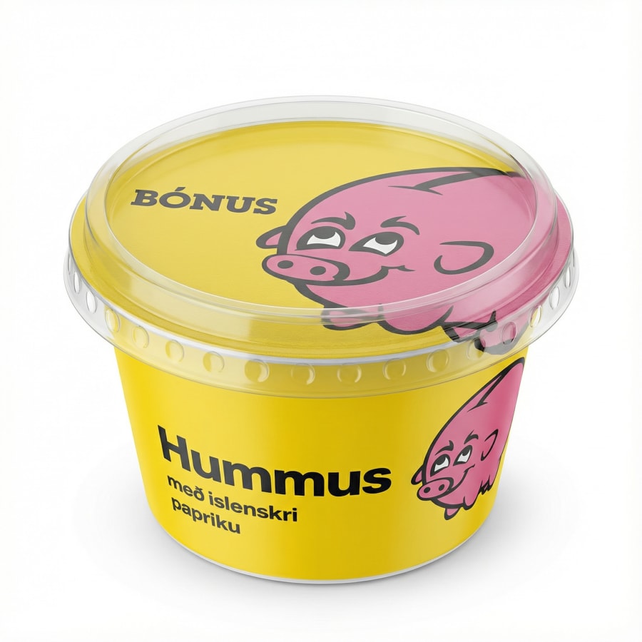 Bónus hummus m/papriku 200 gr