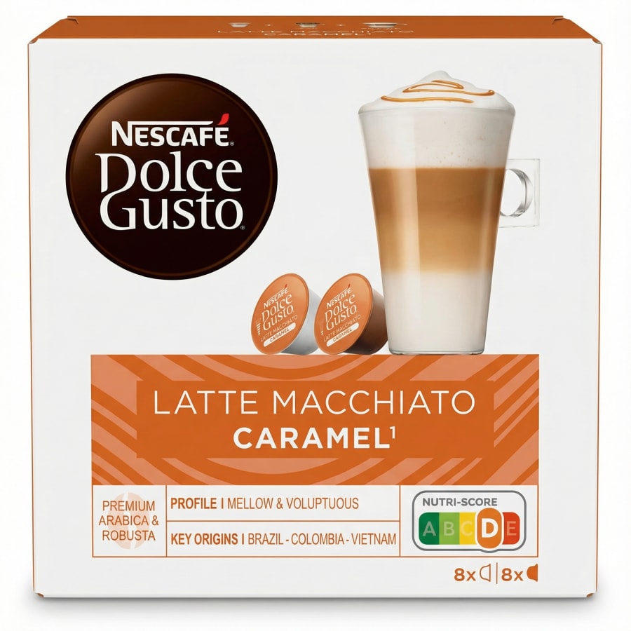 Dolce gusto macchiato caramel 8 stk