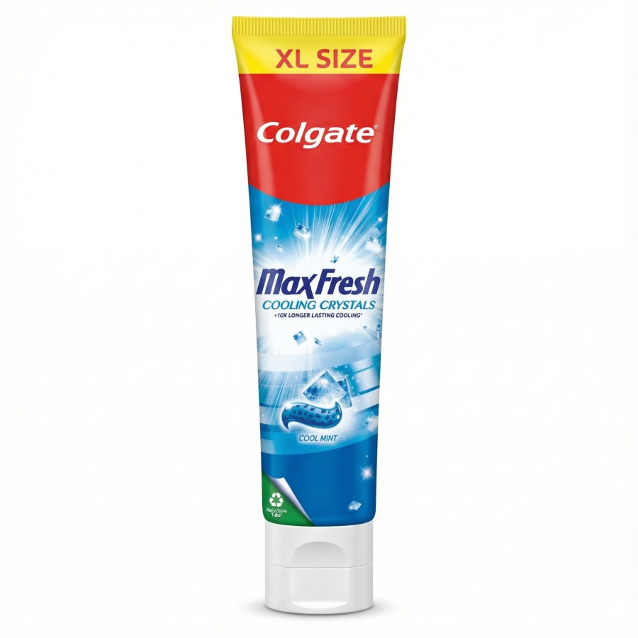 Colgate Max Fresh Kælikristallar Sval mynta 125 ml